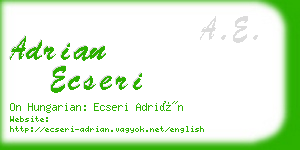 adrian ecseri business card